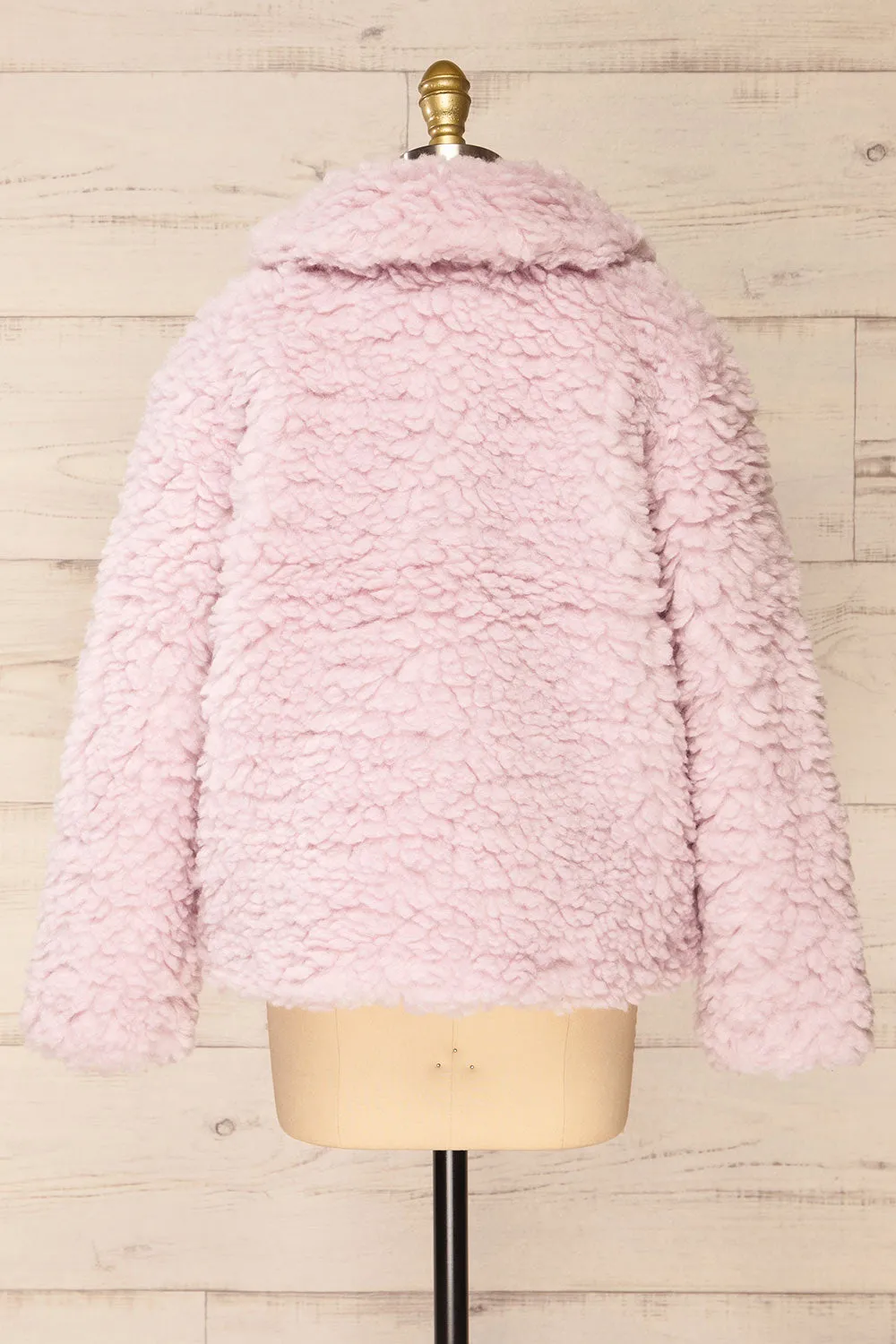 Coldfield | Fuzzy Button-Up Teddy Coat