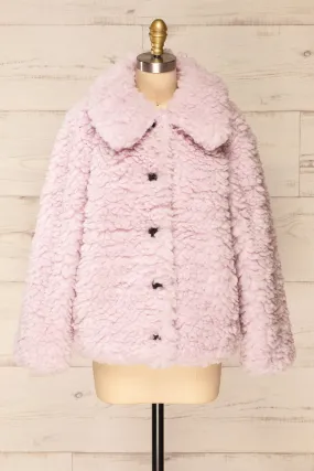 Coldfield | Fuzzy Button-Up Teddy Coat