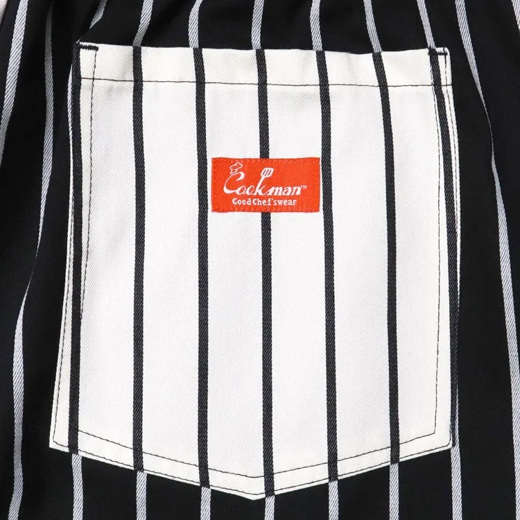 Cookman Chef Pants - Crazy Stripe : Black and White