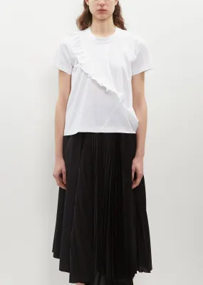 Cotton Ponte T-shirt — White