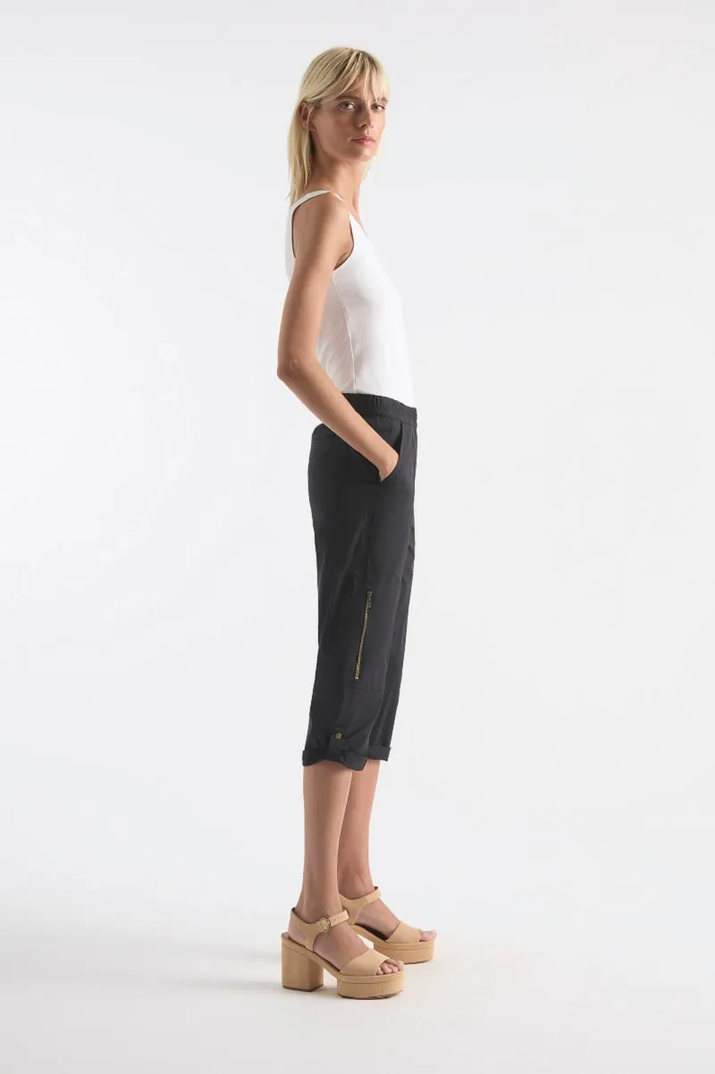 Cropped Zip Cargo in Oat F65 1386 by Mela Purdie