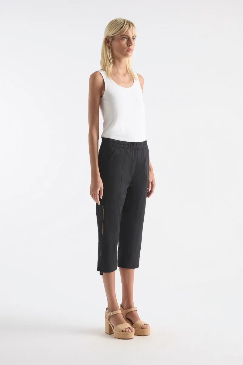 Cropped Zip Cargo in Oat F65 1386 by Mela Purdie