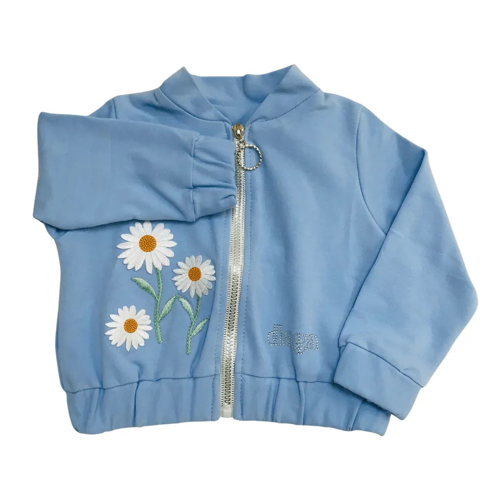 Daga - Daisy Bomber Jacket - Blue