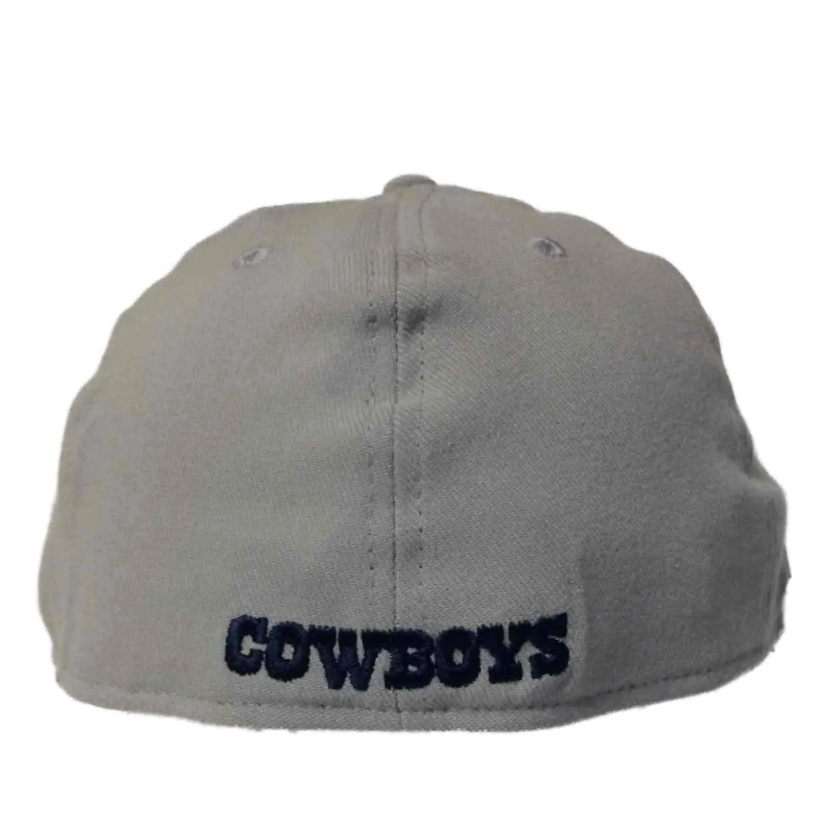 Dallas Cowboys New Era 39Thirty Gray & Navy Structured Baseball Hat Cap (M/L)