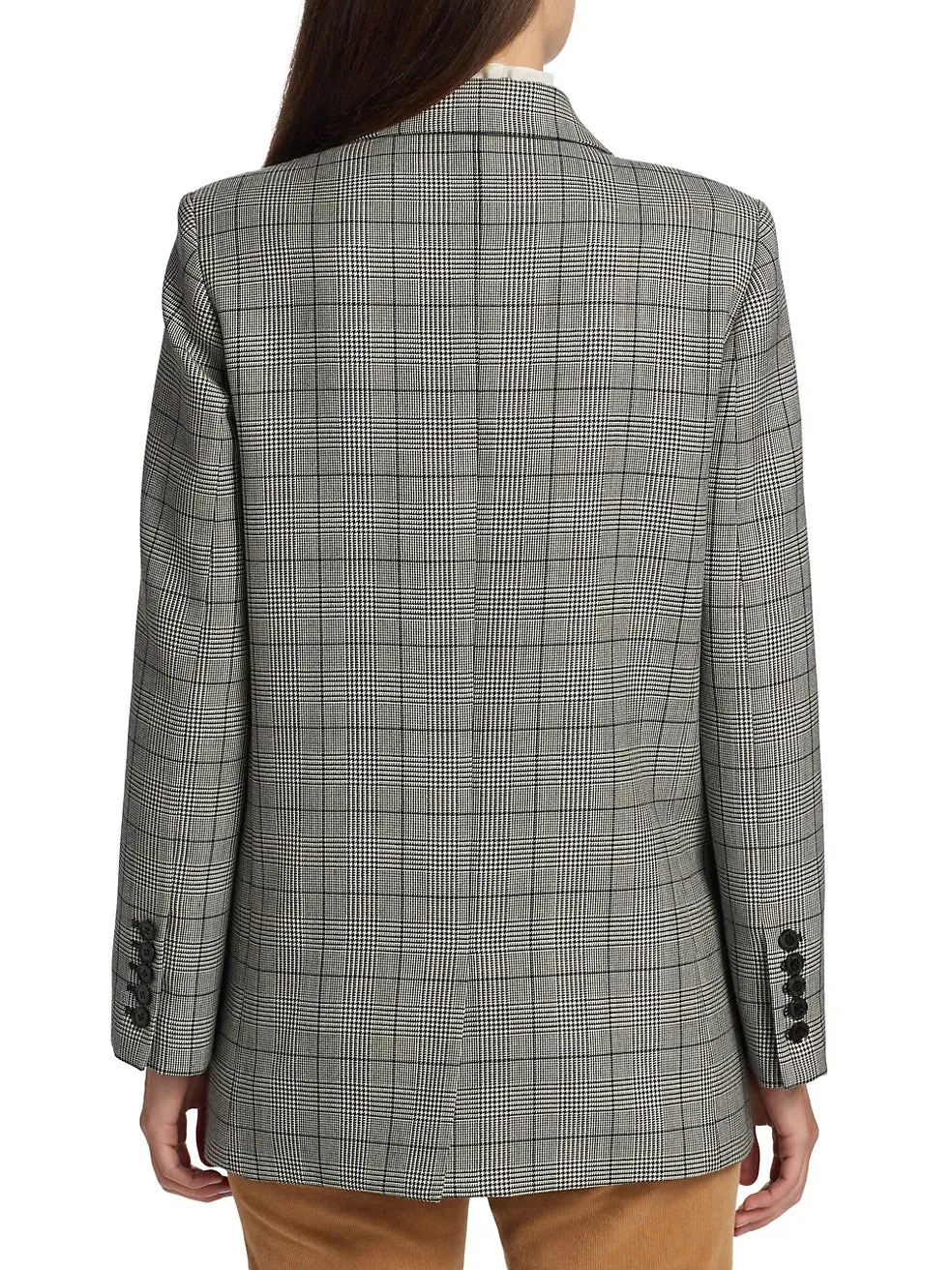 Diane Blazer - Black Ivory Plaid