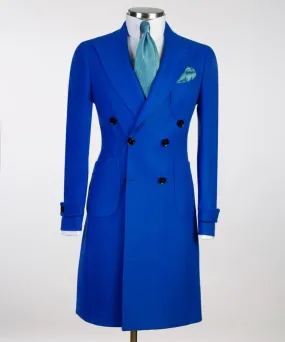 Double-Breasted Blue Coat