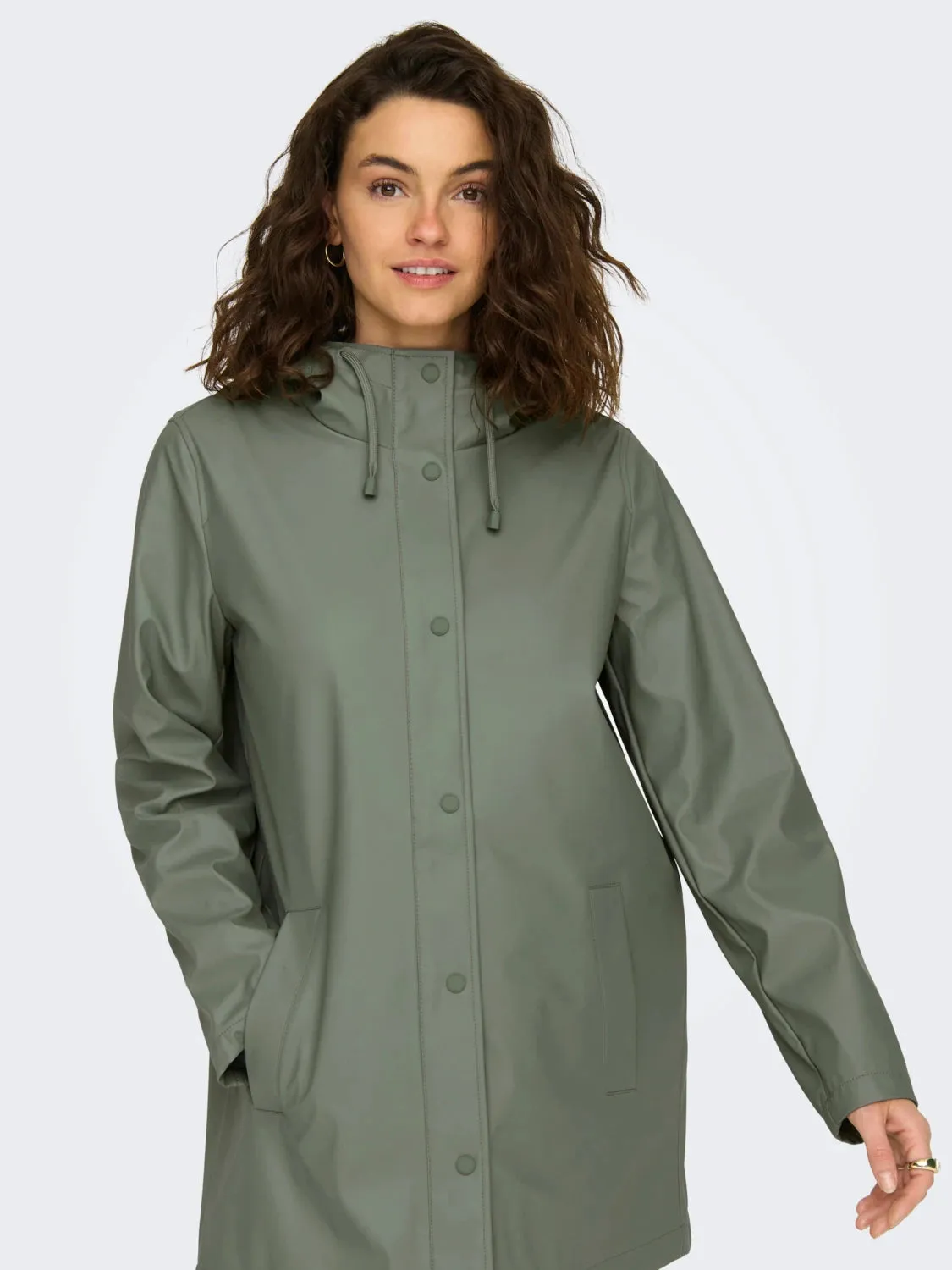 Ellen Raincoat - Agave Green