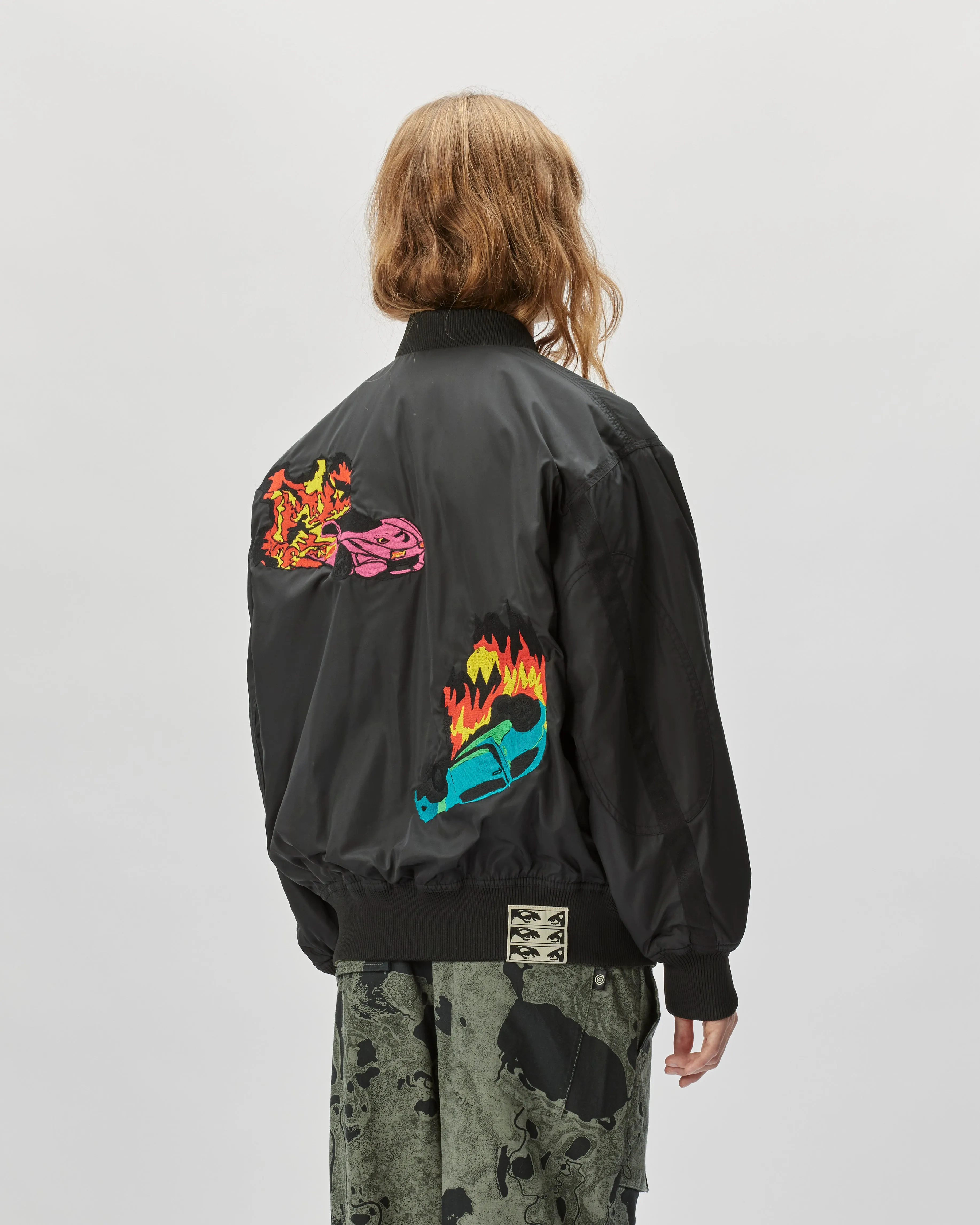 Engulfed Reversible Bomber Jacket