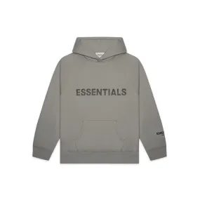 Fear of God Essentials Applique Logo Pullover Hoodie 'Cement' (2021)