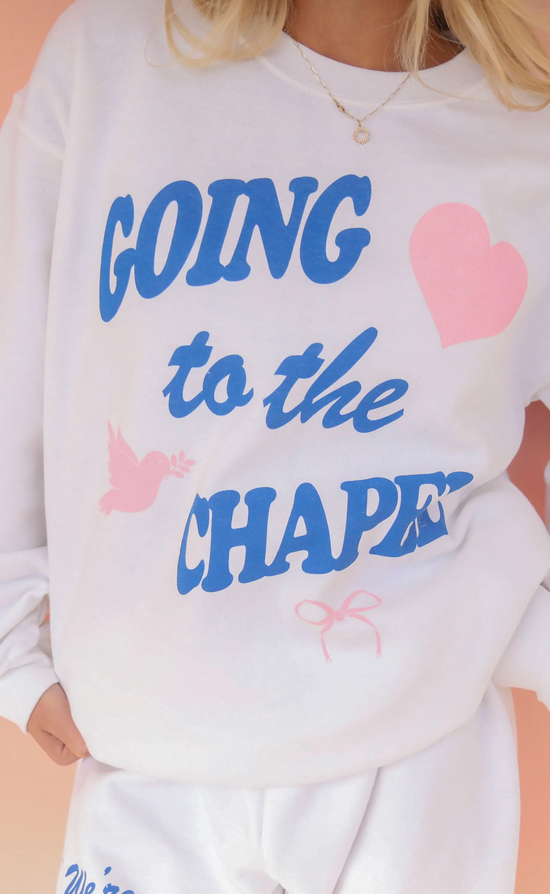 friday   saturday: going to the chapel sweatshirt