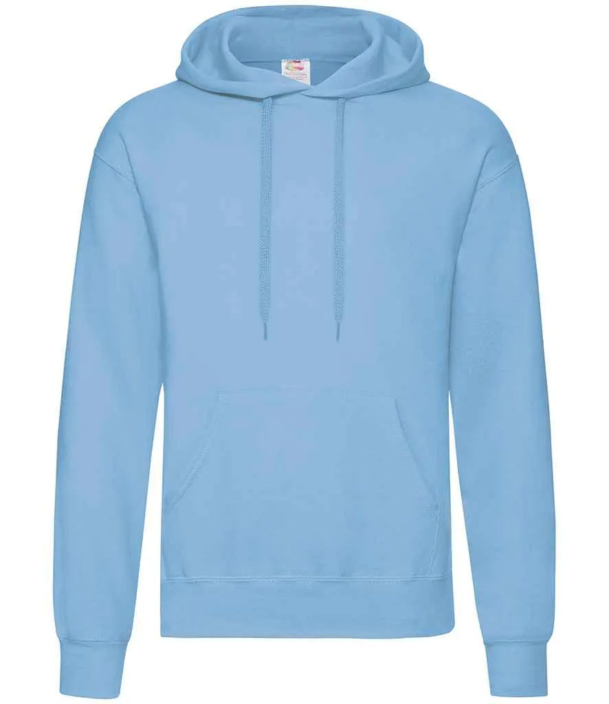 Fruit of the Loom Classic Hooded Sweatshirt - Blue, Purple