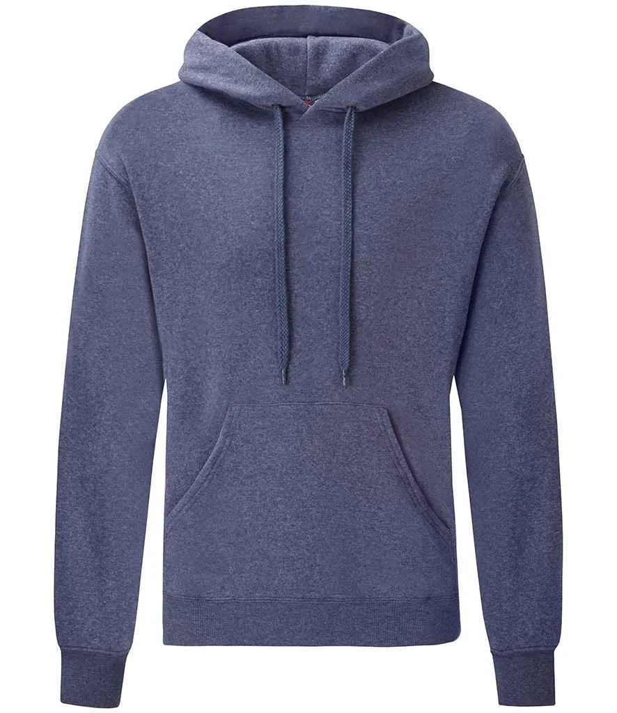 Fruit of the Loom Classic Hooded Sweatshirt - Blue, Purple