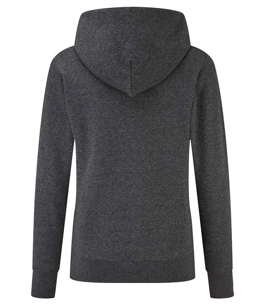 Fruit of the Loom Classic Hooded Sweatshirt (Ladies) - Dark Colours