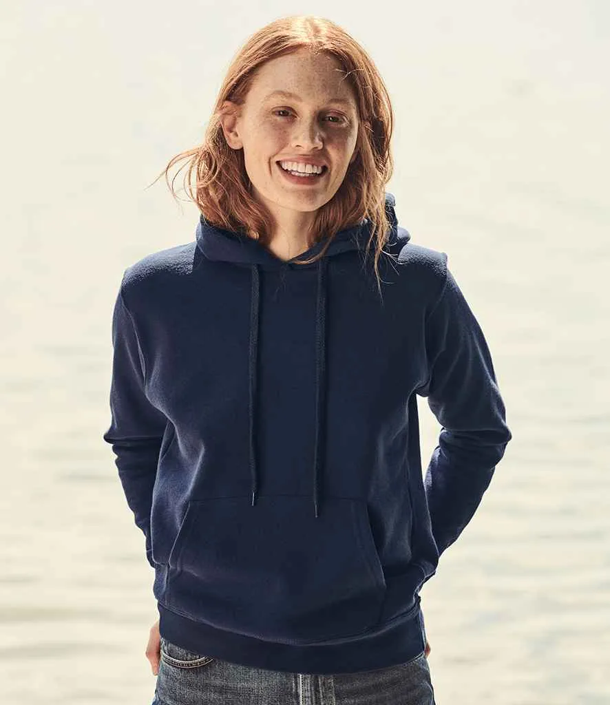 Fruit of the Loom Classic Hooded Sweatshirt (Ladies) - Dark Colours