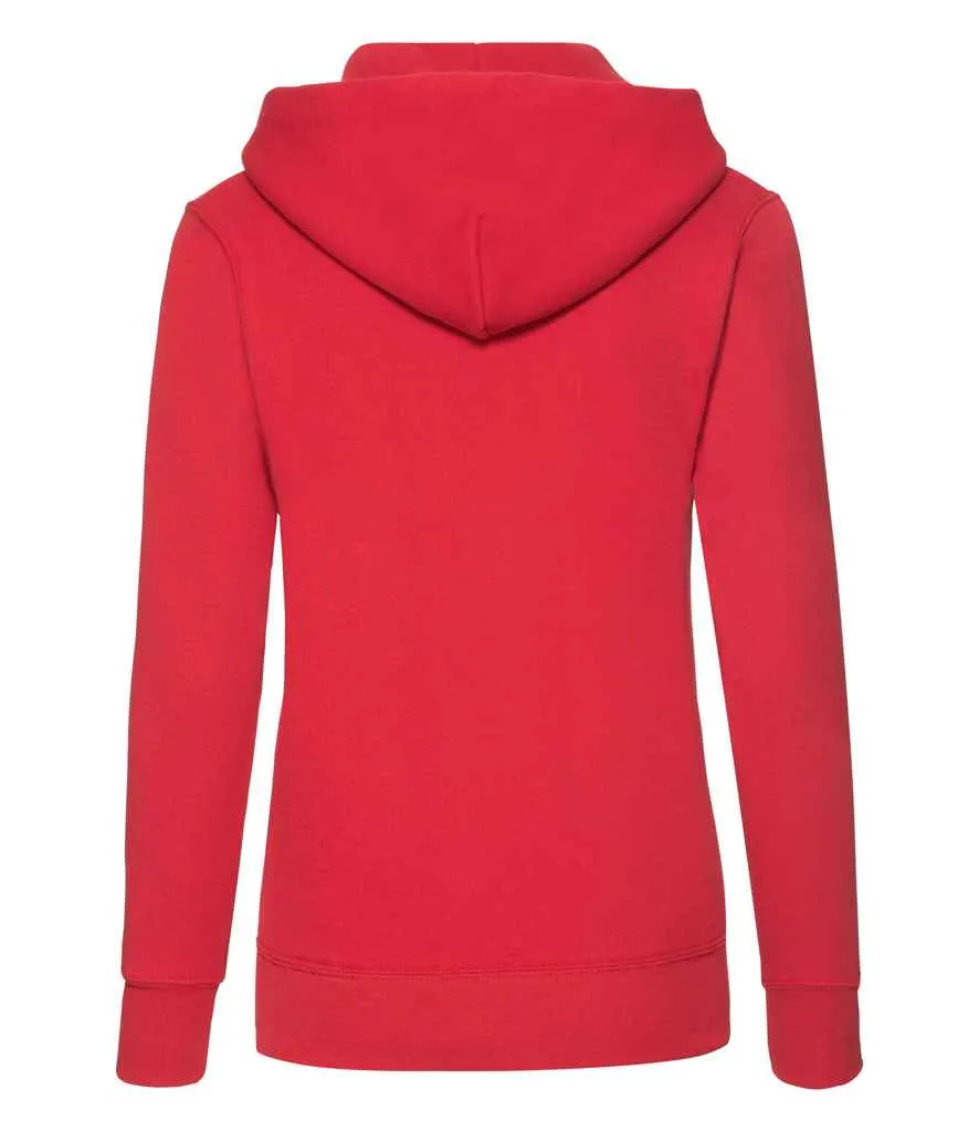 Fruit of the Loom Classic Hooded Sweatshirt (Ladies) - Dark Colours