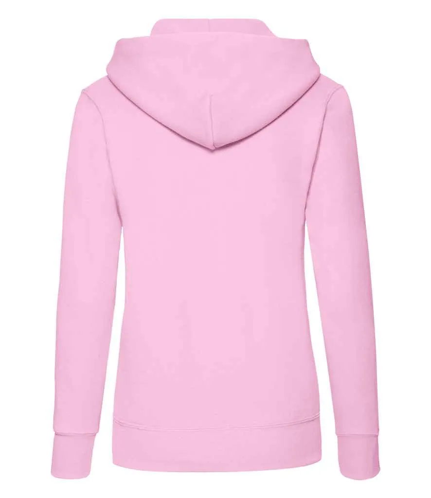 Fruit of the Loom Classic Hooded Sweatshirt (Ladies) - Dark Colours