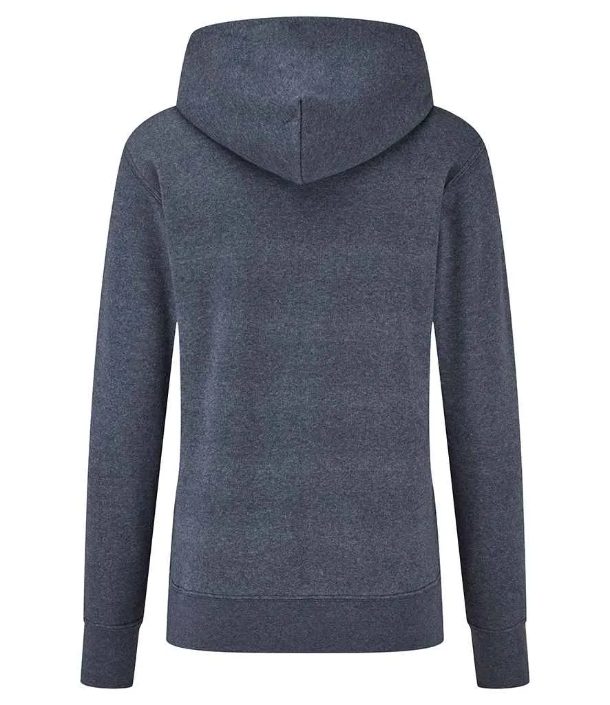 Fruit of the Loom Classic Hooded Sweatshirt (Ladies) - Dark Colours