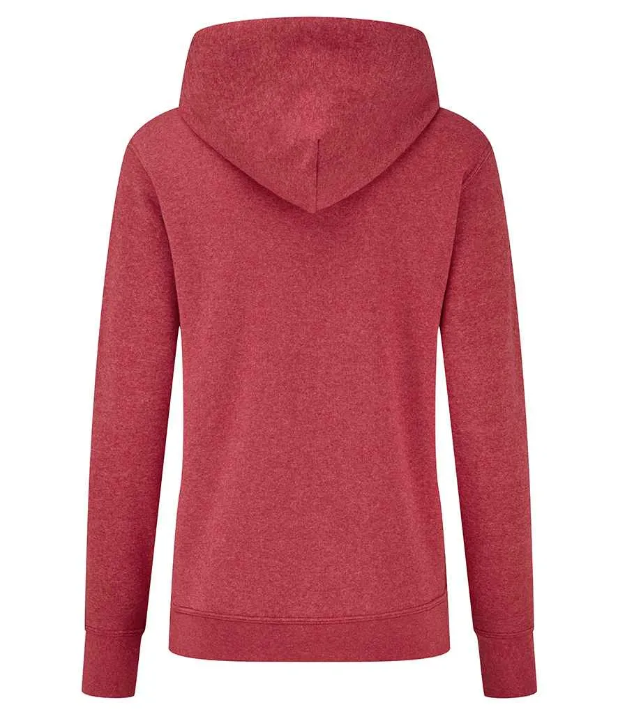 Fruit of the Loom Classic Hooded Sweatshirt (Ladies) - Dark Colours