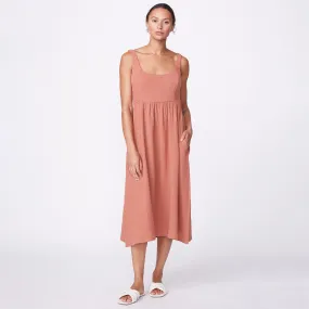 Gauze Sleeveless Maxi Dress