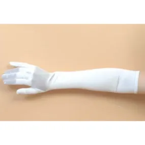 Gloves-White Satin Finish