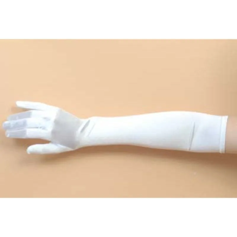 Gloves-White Satin Finish