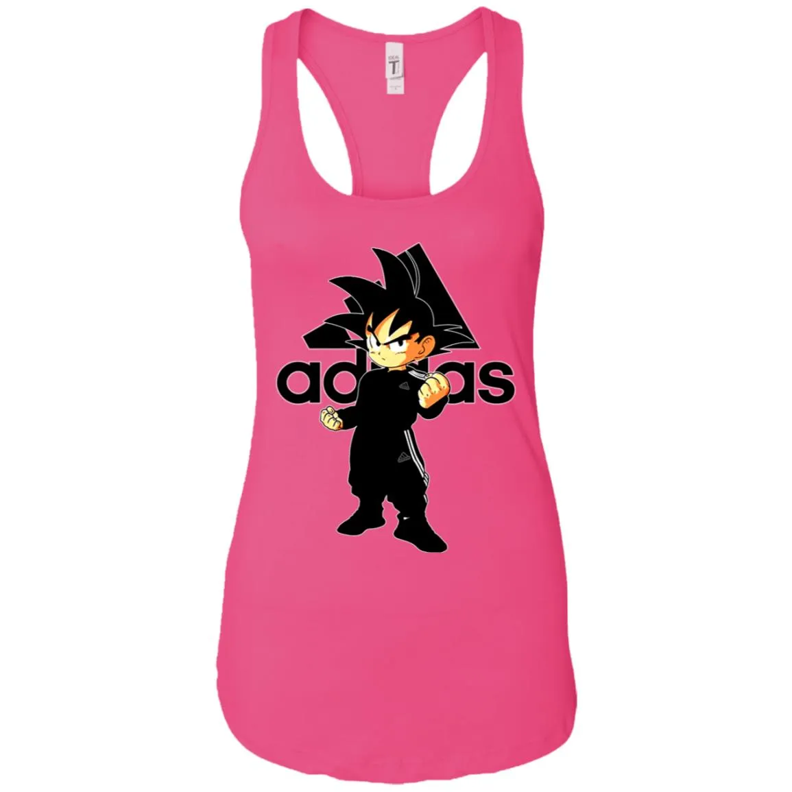 Goku Adidas Black T-shirt Women Tank Top