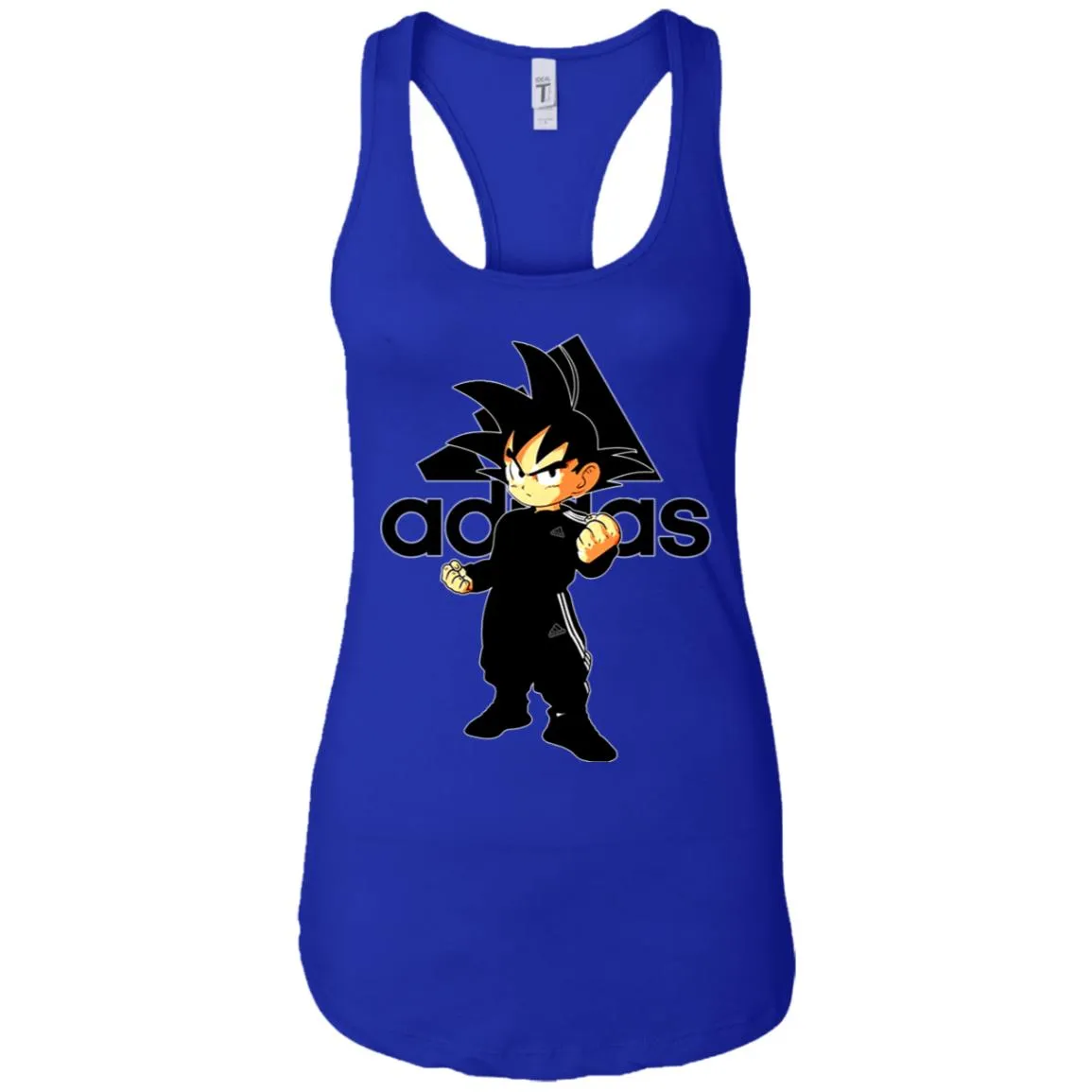 Goku Adidas Black T-shirt Women Tank Top