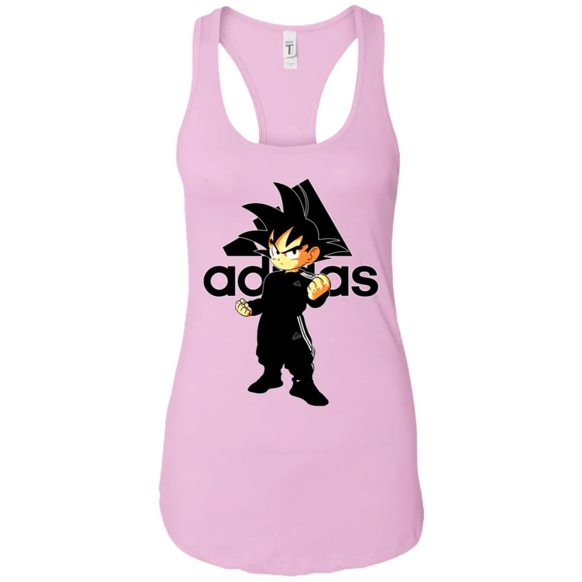 Goku Adidas Black T-shirt Women Tank Top