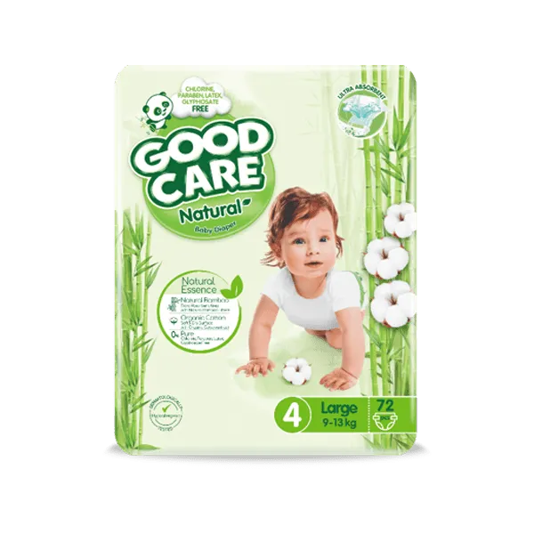 GOOD CARE BABY DIAPER LARGE SIZE 4 - 72PCS