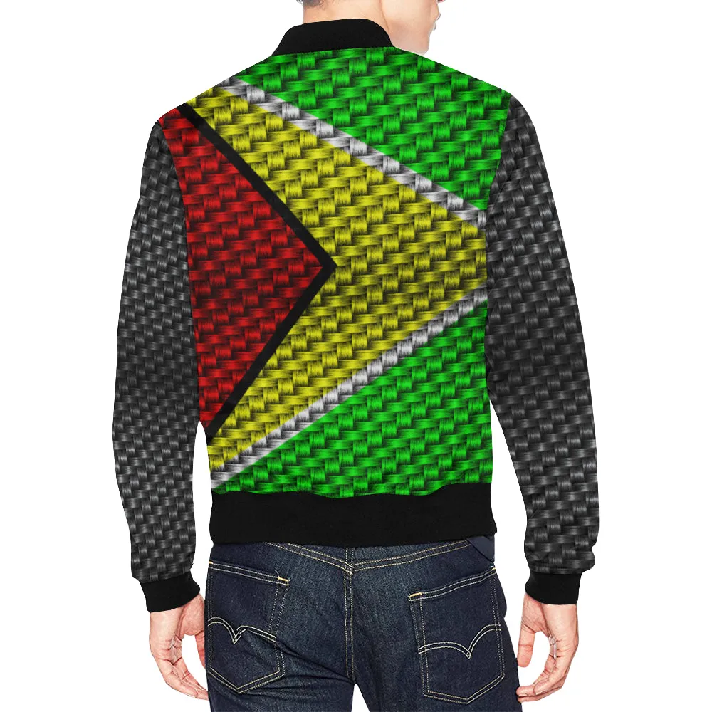 GUYANA All Over Print Bomber Jacket