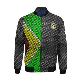 GUYANA All Over Print Bomber Jacket