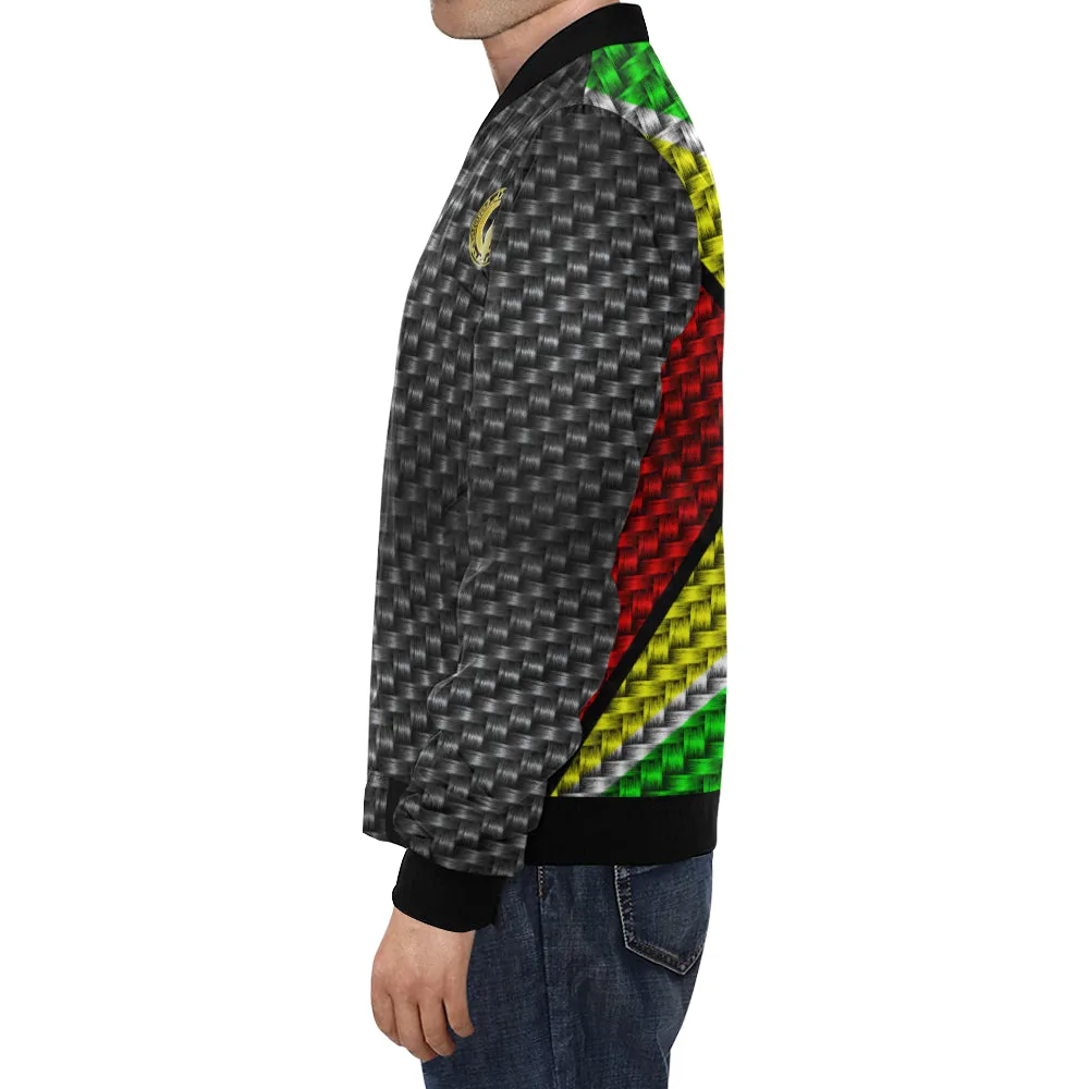 GUYANA All Over Print Bomber Jacket