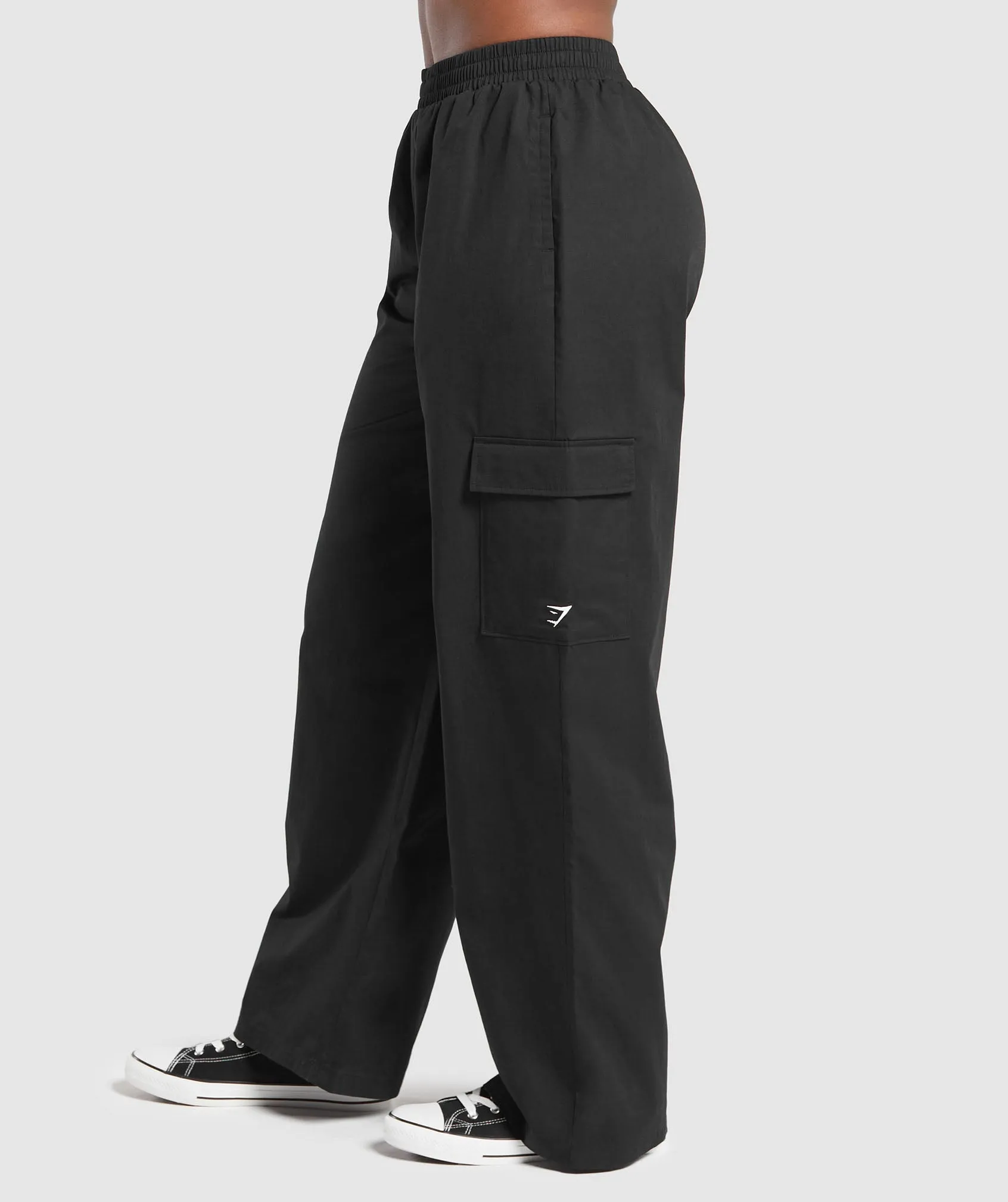 Gymshark Cotton Cargo Pants - Black