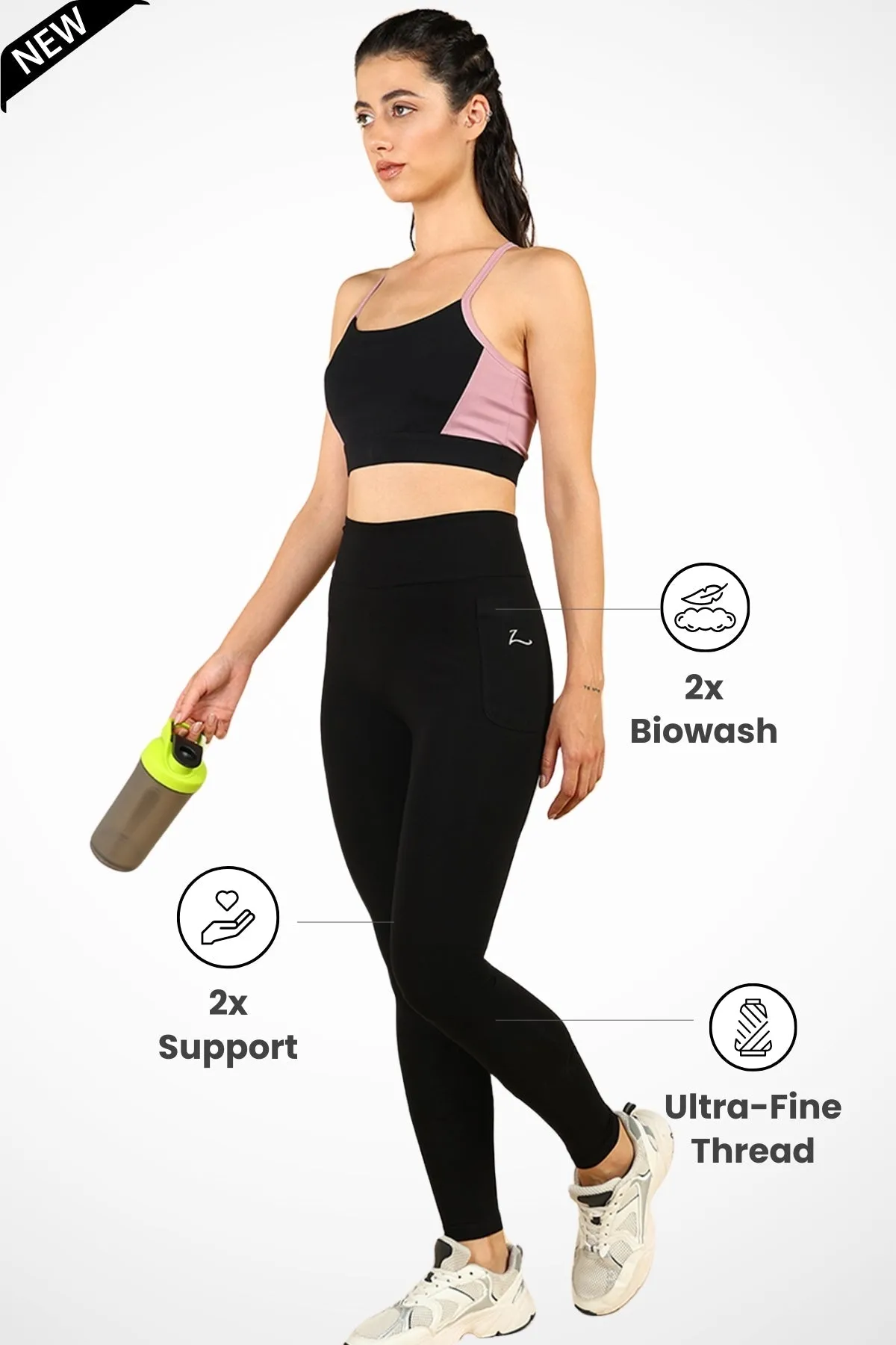 High Waist Black Mom Legging