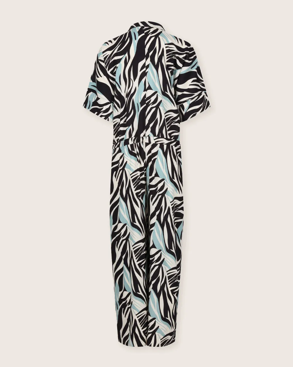 Iris Zebra Pop Viscose Jumpsuit