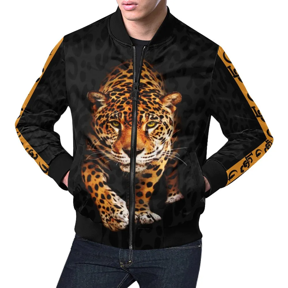 JAGUARD LCC All Over Print Bomber Jacket for Men