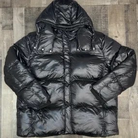 Jordan Craig- oversized black bubble coat (plus)