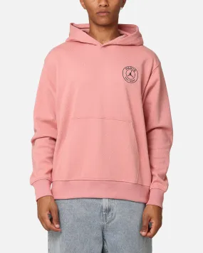 Jordan Paris Saint-Germain Statement Fleece Pullover Hoodie Rust Pink/Pink