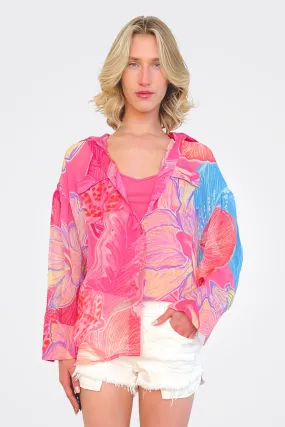 Juno Blouse - Pink