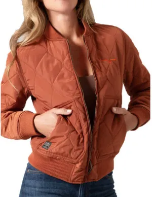 Kimes Ranch Women's Marinos Bomber Dark Rust Jacket