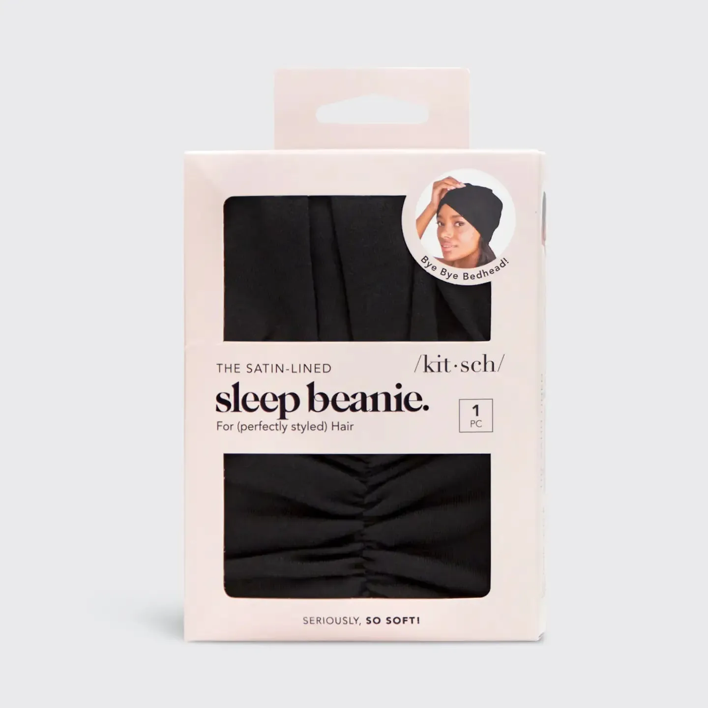 Kitsch Satin Lined Jersey Sleep Beanie