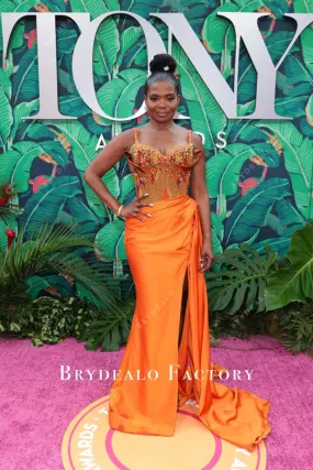 La Chanze Tangerine Mermaid Dress 2023 Tony Awards