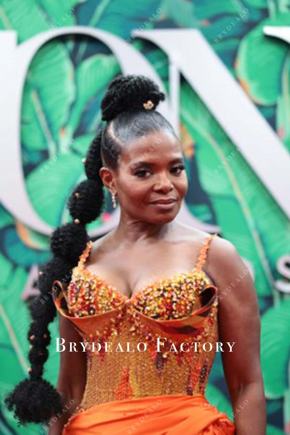 La Chanze Tangerine Mermaid Dress 2023 Tony Awards