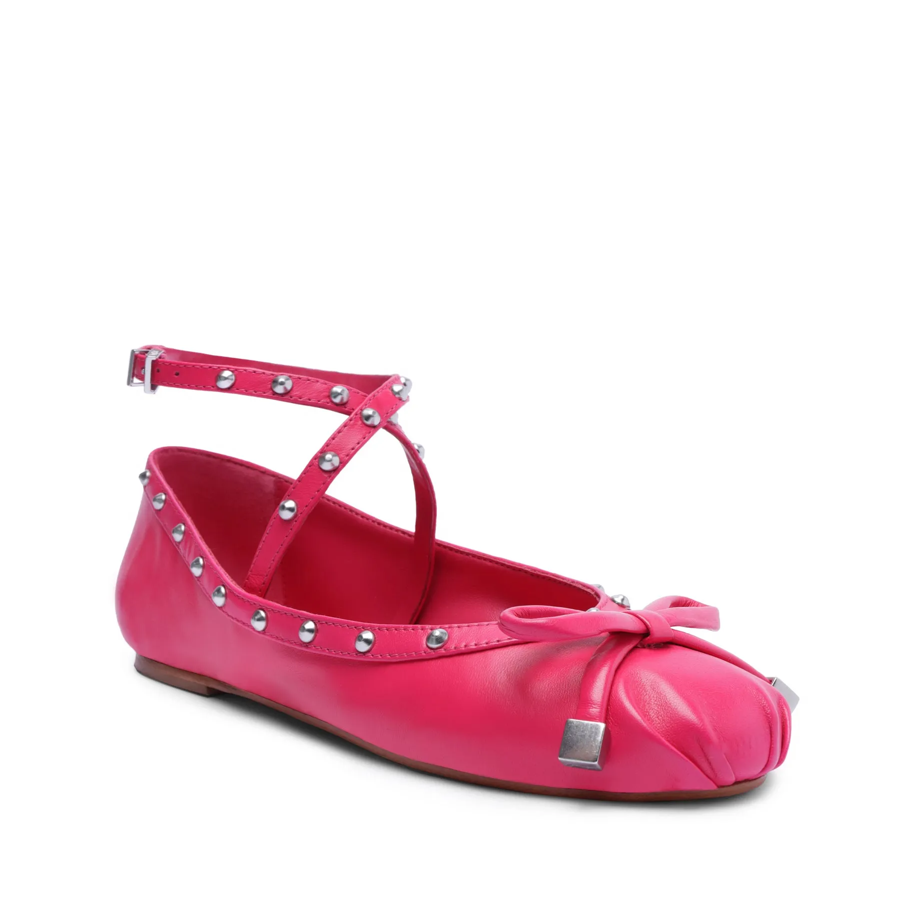 Larissa Nappa Leather Flat