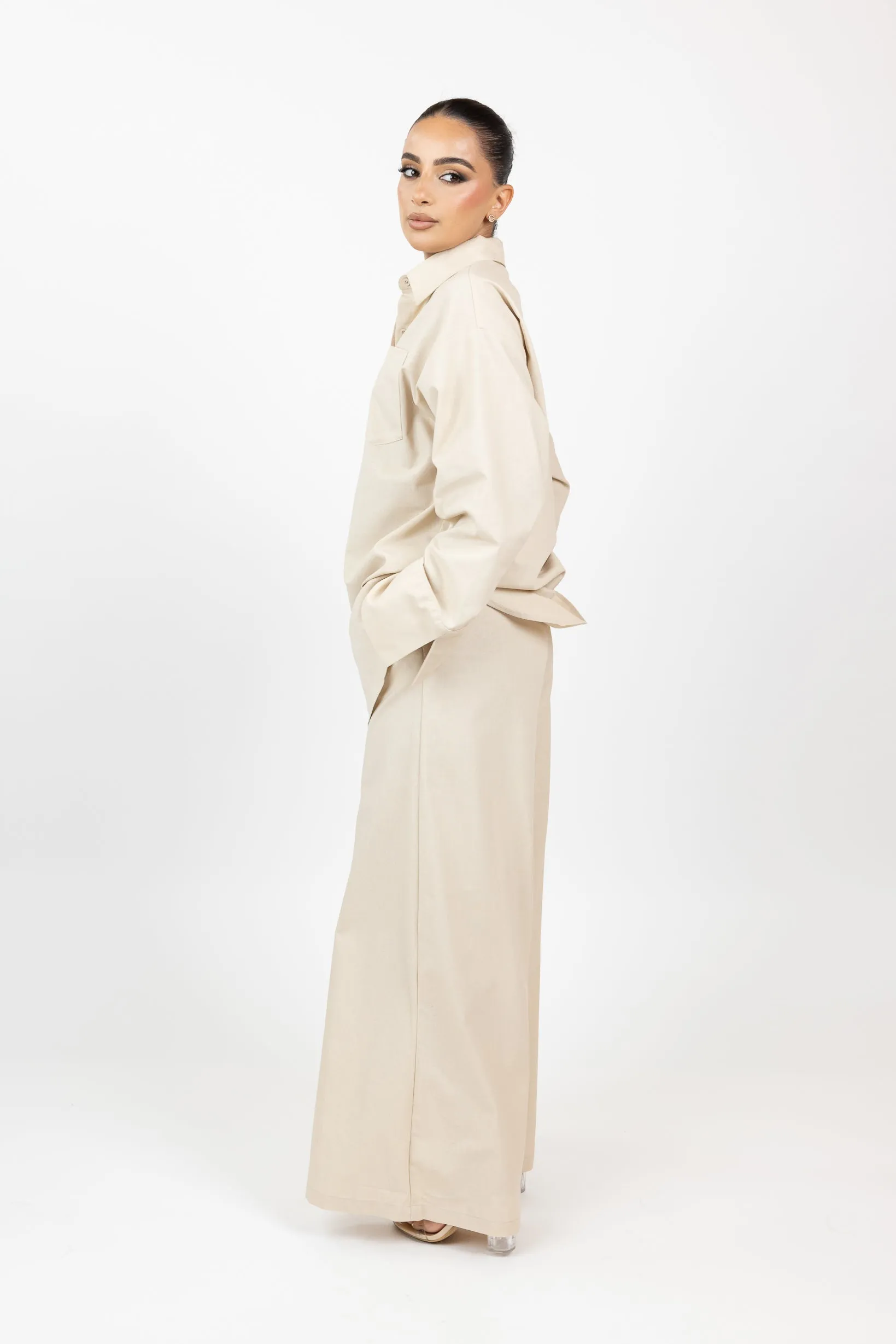 Linen Breeze Pants & Shirt Set