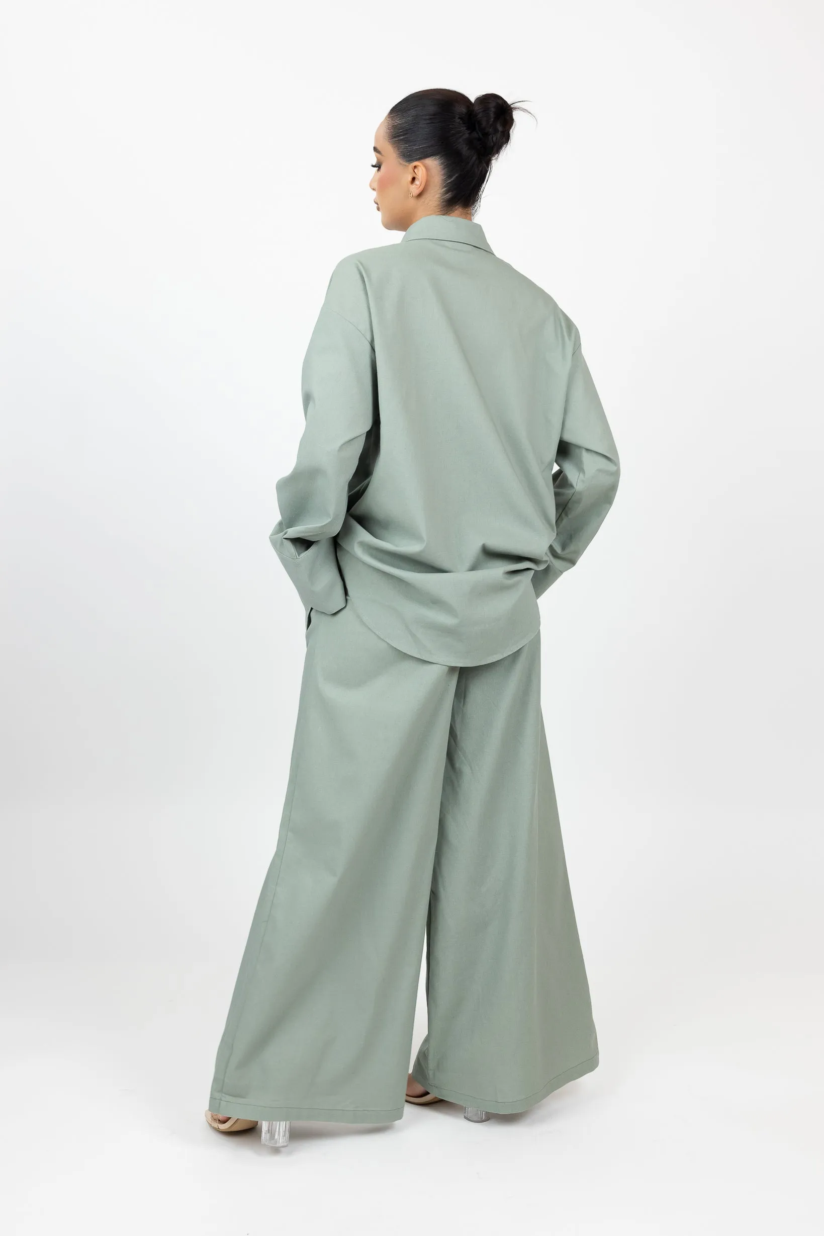 Linen Breeze Pants & Shirt Set