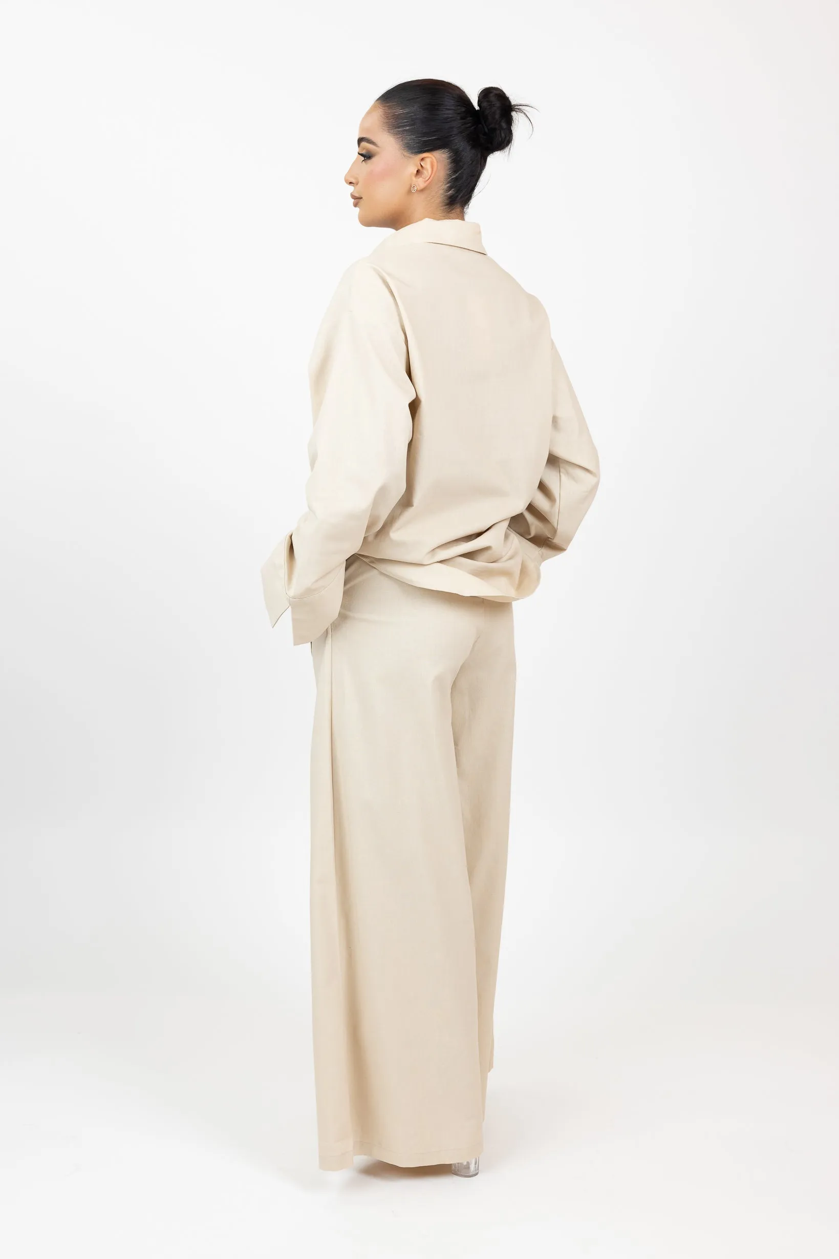 Linen Breeze Pants & Shirt Set