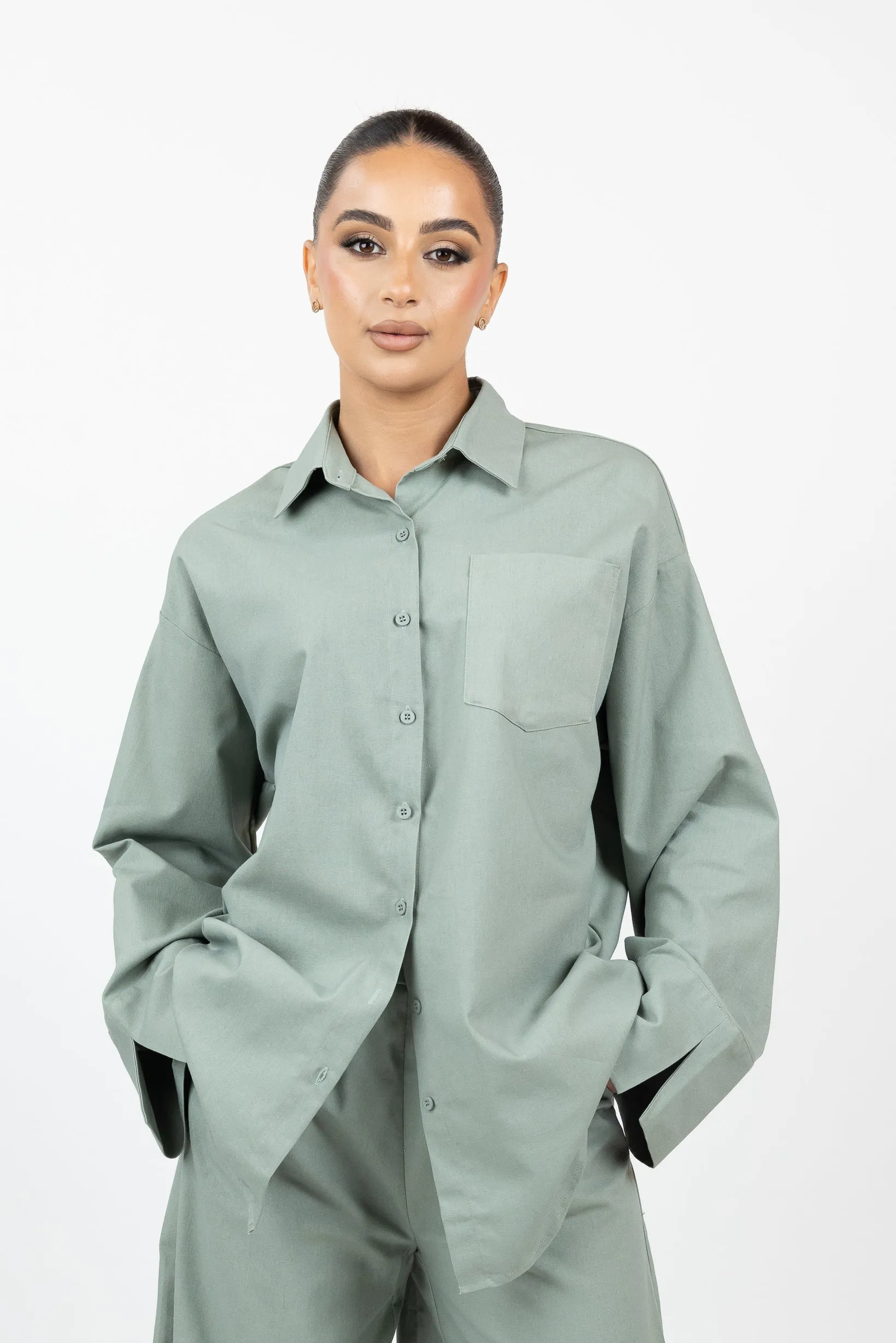 Linen Breeze Pants & Shirt Set