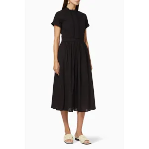 Lola High Neck Dress Black