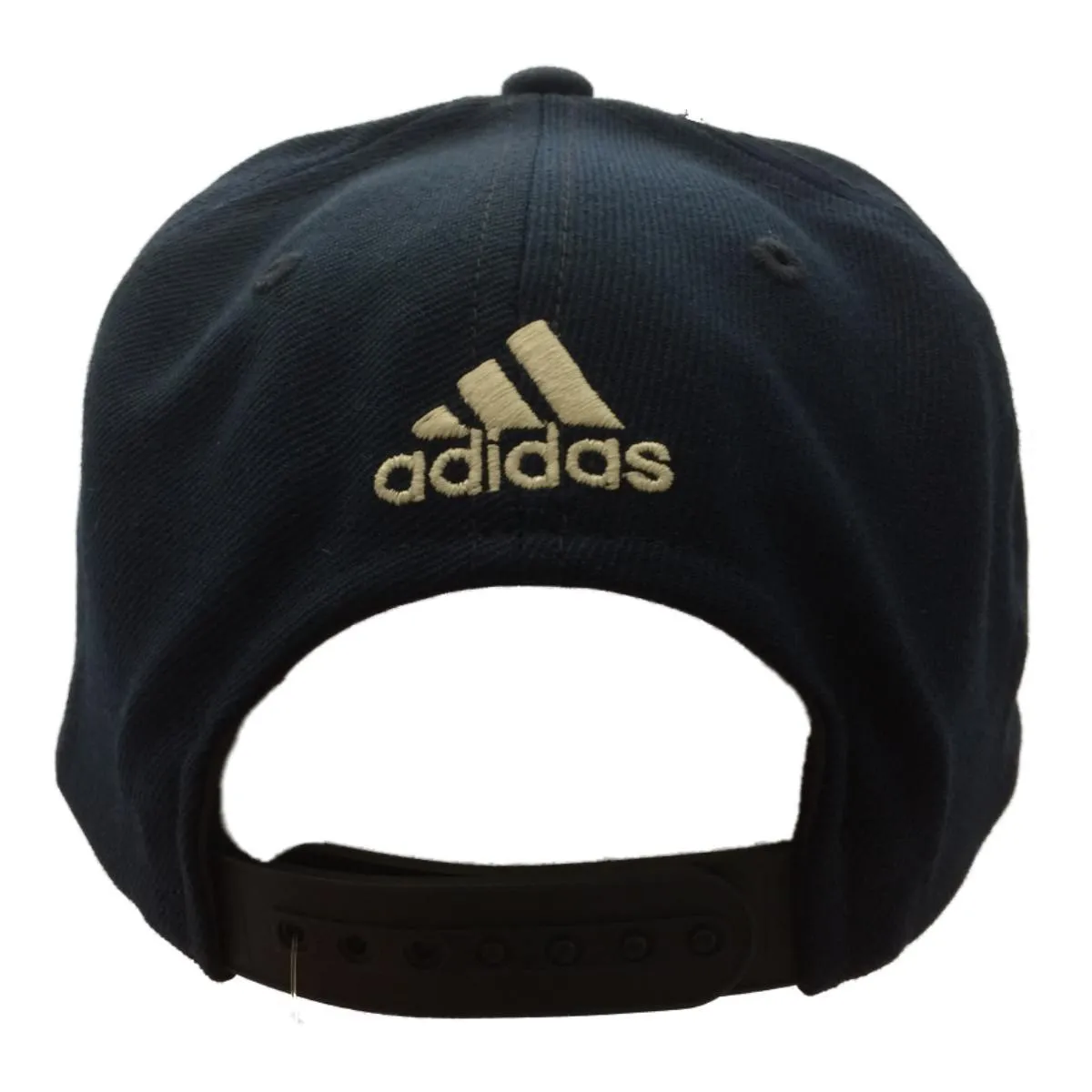 Los Angeles Galaxy Adidas Navy Gradient Logo Structured Snapback Flat Bill Hat